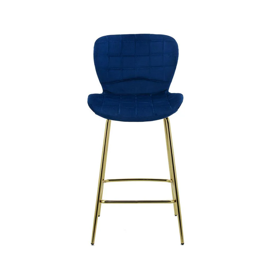 Azure Elegance Bar Chair