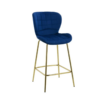 Azure Elegance Bar Chair