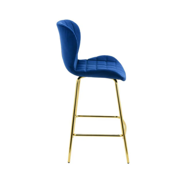 Azure Elegance Bar Chair