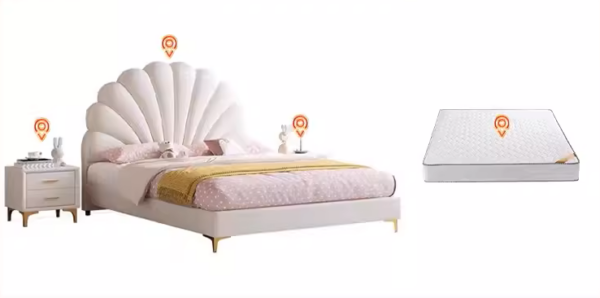 The Elegant Shell Bed