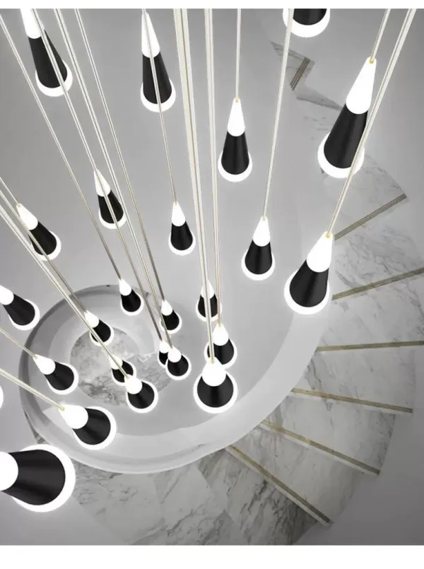 Golden Cascade Pendant Light