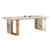 The Luxe Marble Dining Table Set