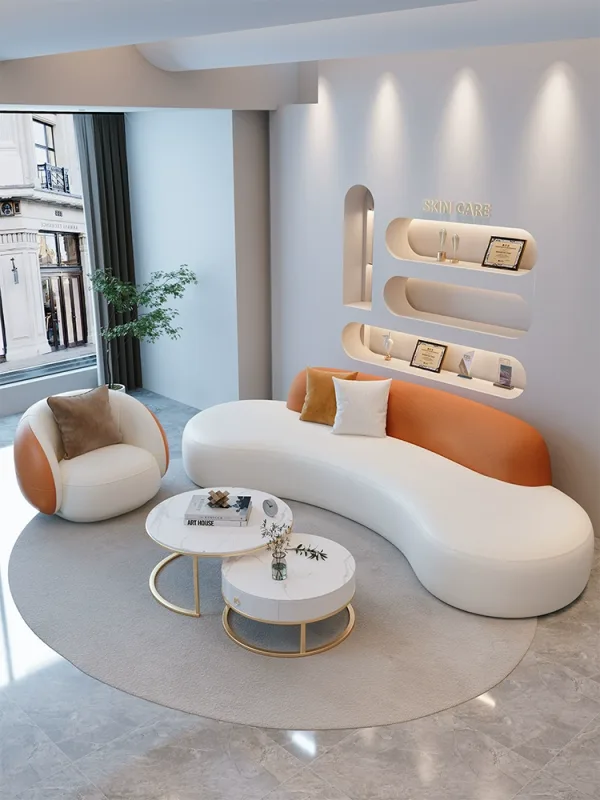 Modern Wave Lounge Set