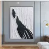 Black And White Rhythmic Decorative Painting