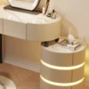 Lumina Luxe Dressing Table with LED Mirror & Drawers