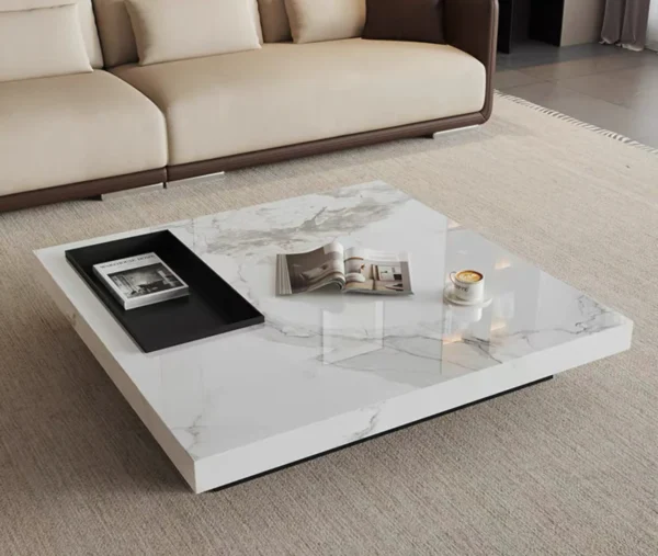 Modern Luxe Square Coffee Table