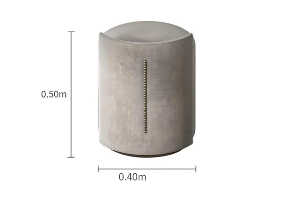 Luxuria Stone & Leather Vanity Ensemble - Elegant Dressing Table Set