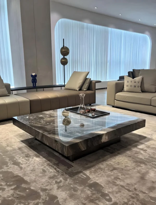 Modern Luxe Square Coffee Table