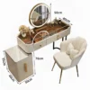 Elegance Unleashed: The Explosive Marble Vanity Set Experience