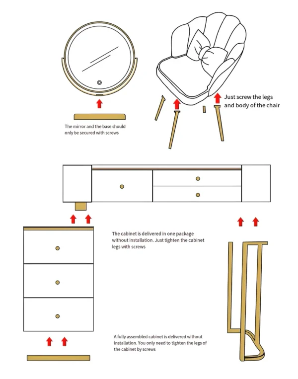 Elegance Unleashed: The Explosive Marble Vanity Set Experience