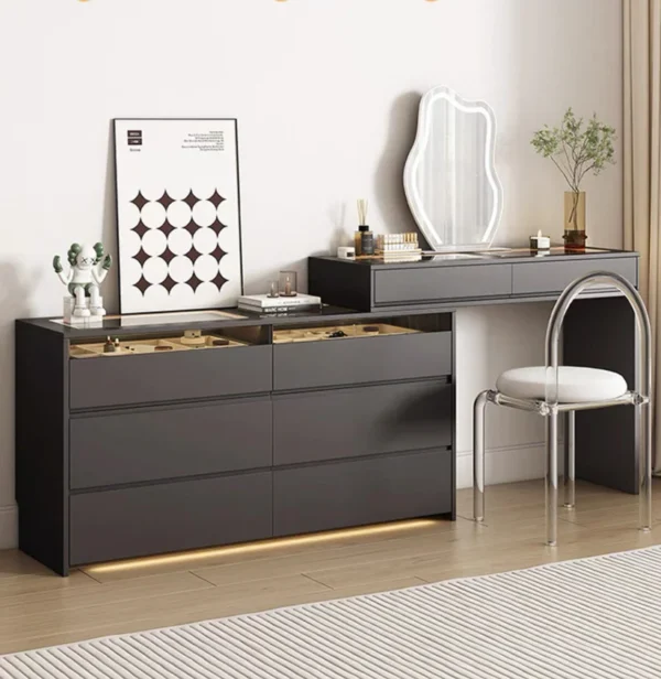 Decadent Geometric Vanity Set: Elevate Your Space with Elegance