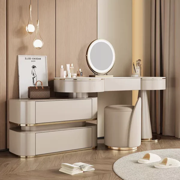 The Luxe Elegance Luxury LED Vanity Set