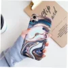 Marble Crack Matte iPhone Cases