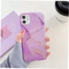 Marble Crack Matte iPhone Cases