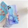 Marble Crack Matte iPhone Cases