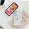 Marble Crack Matte iPhone Cases
