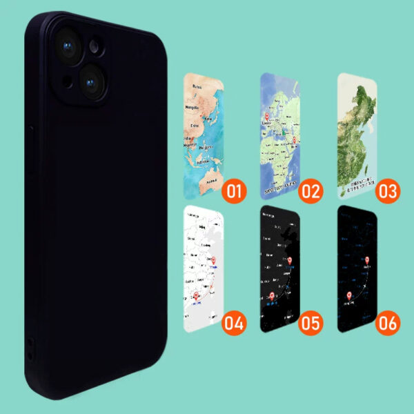 Custom GeoBond Map Love Cases