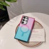 Custom Mirror Magnetic Transparent Soft Shell Samsung Cases