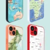 Custom GeoBond Map Love Cases