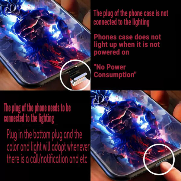 Vegeta LED Anime Cases