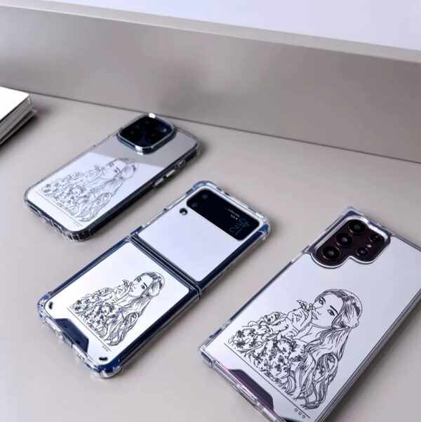 Custom GlamMirror Soft Shell Samsung Cases