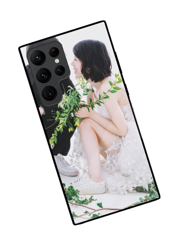 Custom Glass Samsung Cases – Personalized Photo, Text & Couple Designs