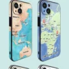 Custom GeoBond Map Love Cases