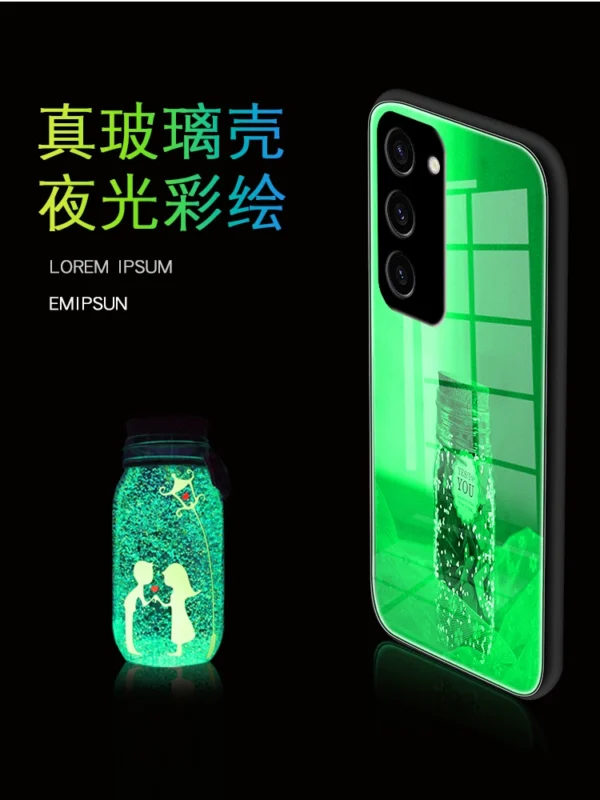 Custom LumiSnap Glow Glass Samsung Cases