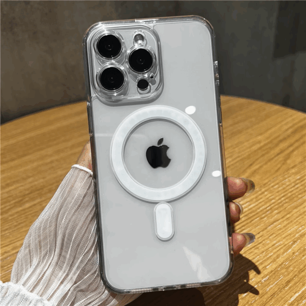 Magsafe Clear Case with Magnetic Ring iPhone Cases