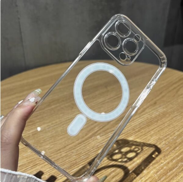 Magsafe Clear Case with Magnetic Ring iPhone Cases