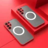 Magnetic Matte Samsung Cases