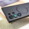 Luxury Matte Magnetic TPU Samsung Cases