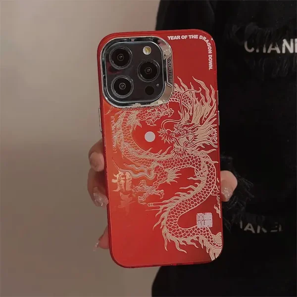 Dragon Electroplated iPhone Cases