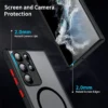 Magnetic Matte Samsung Cases