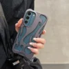 Black Flame Shell Samsung Cases