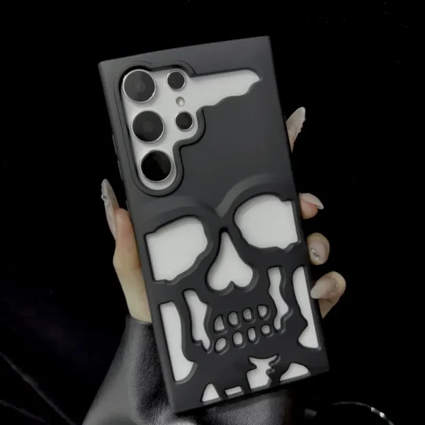 Matte Skull Samsung Cases