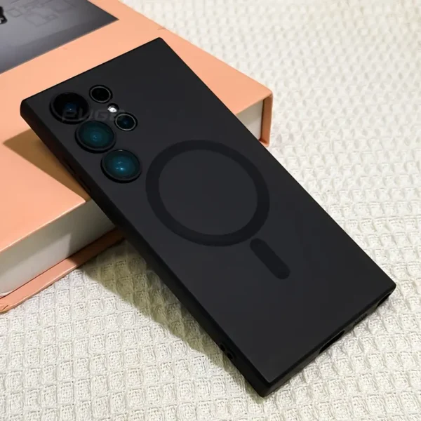 Luxury Matte Magnetic TPU Samsung Cases