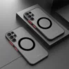 Magnetic Matte Samsung Cases