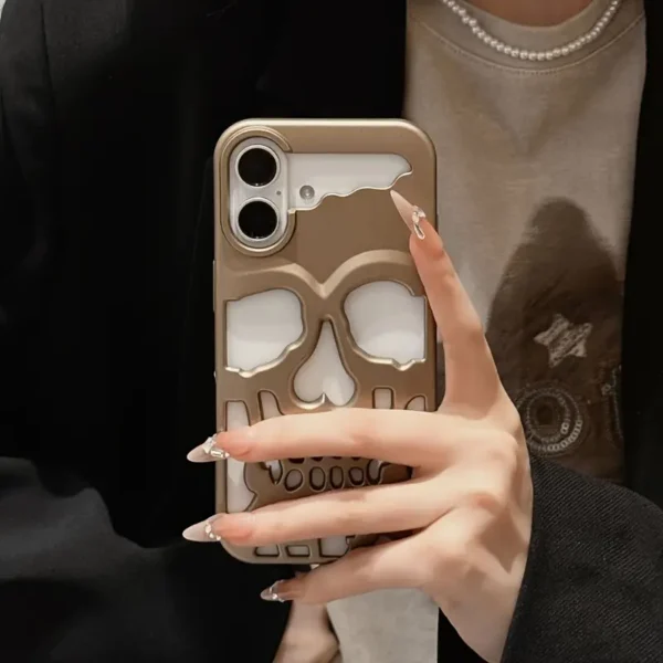 Matte Skull Samsung Cases