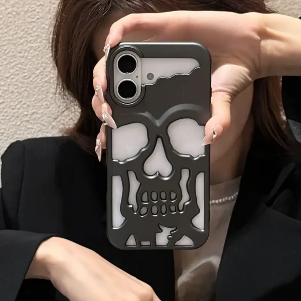 Matte Skull Samsung Cases