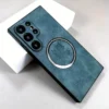 Synthetic Sheepskin Faux Leather Samsung Cases
