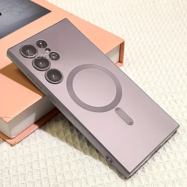Luxury Matte Magnetic TPU Samsung Cases