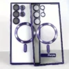 Transparent Magnetic Wireless Charging Electroplated Shockproof Samsung Cases