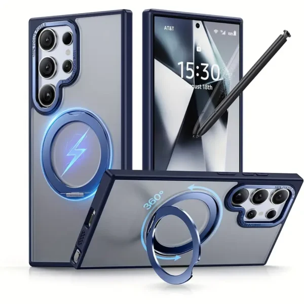 Rotating Magnetic Ring Holder Samsung Cases