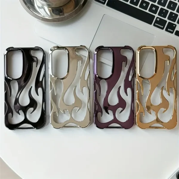 Hollow Out Flame Fire Samsung Cases