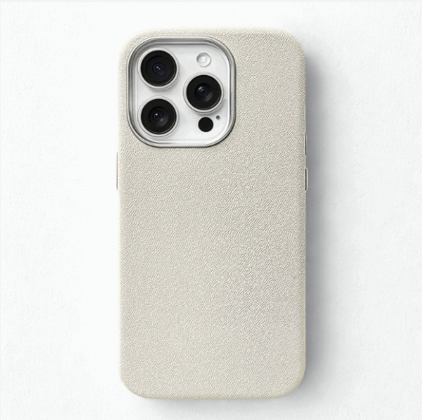 Electroplating Frame Litchi Pattern iPhone Cases