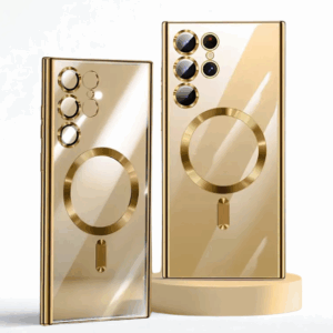 Luxury Magnetic Wireless Charging Samsung Cases