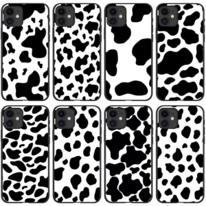 Monochrome Moo & Spots iPhone Cases