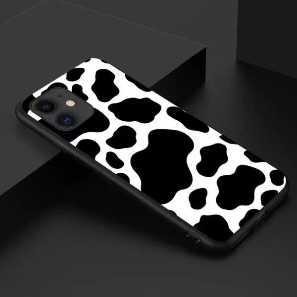 Monochrome Moo & Spots iPhone Cases