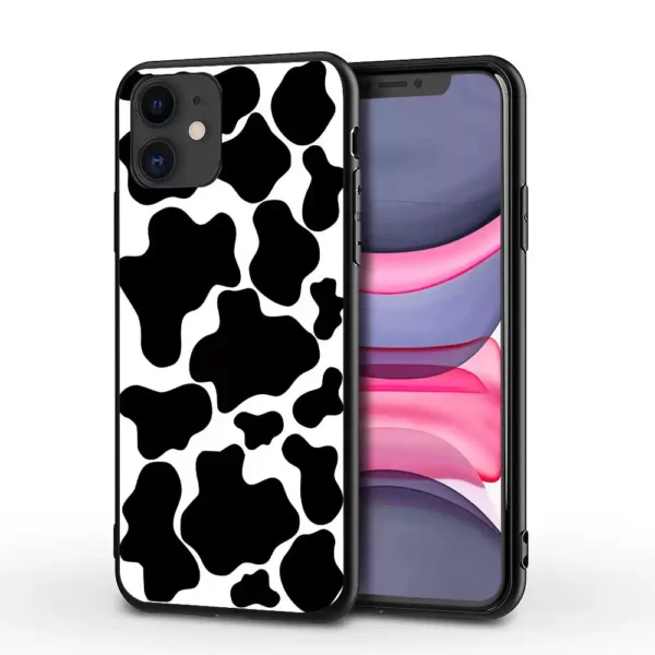 Monochrome Moo & Spots iPhone Cases